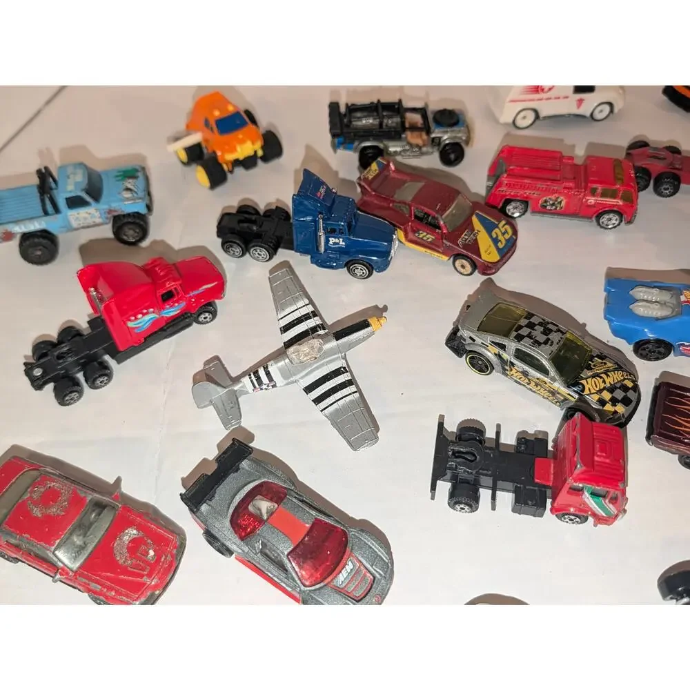 Mixed Lot 25 Vintage Diecast Cars Matchbox Hot wheel Vehicles New Tony Stewart